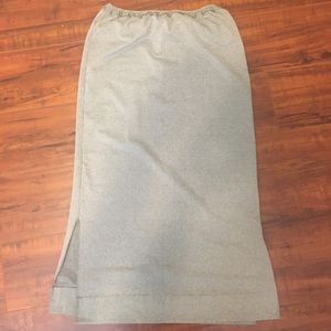 Grey long skirt
